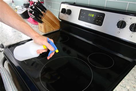 Sprinkle baking soda on any tough stains on the stove. . Best electric stove top cleaner
